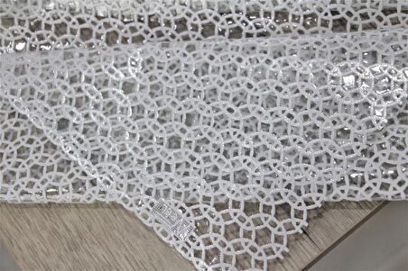 Pvc Şeffaf Kaplama Silinebilir Masa Örtüsü 0012-MiniYuvarlak